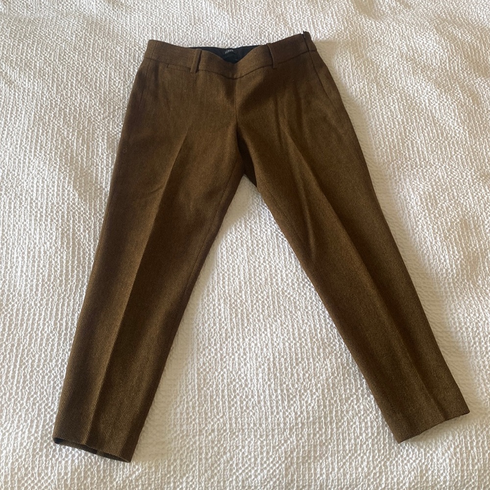 J crew Wool herringbone Minnie pant